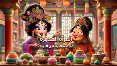 5. مسموع ? I المرأة المدبرة - راديو موسيقي زين I حكايات شعبية من العالم