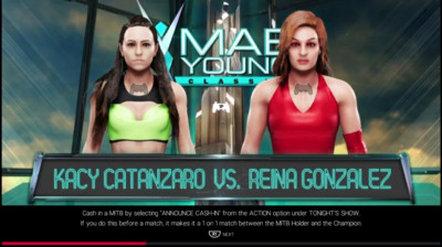 Kacy Catanzaro vs Reina González (WWE 2K19)