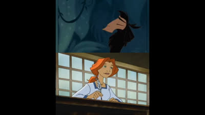 Kuzco and Yoli meets Princess and Prince