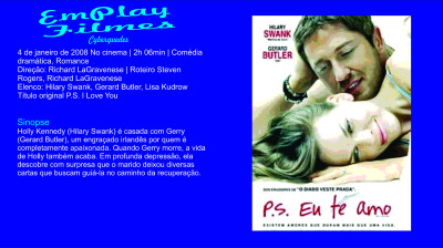 P.S. Eu Te Amo (2008) Comédia dramática, Romance