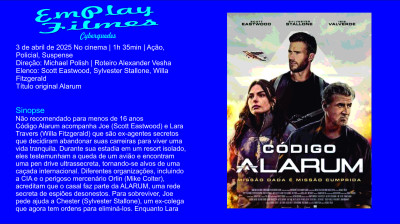 Código Alarum (2025) Ação, Policial, Suspense