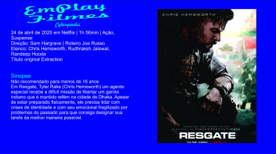 Resgate (2020) Ação, Suspense